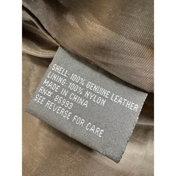 Vintage Y2K 90s 2000s XOXO Women’s Genuine Suede Leather Jacket XL Brown Phoebe - Picture 10 of 13